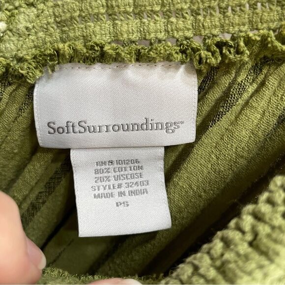 SOFT SURROUNDINGS MAXI DRESS WITH COTTON CROCHET TRIM - Picture 6 of 6